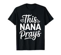Cette grand-mère prie la foi, grand-mère chrétienne T-Shirt