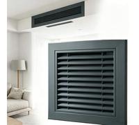 Cette Grille de Ventilation de Plafond en Alliage d'aluminium, avec diffuseur d'air de Retour Mince et Installation Facile, est idéale pour la rénovation résidentielle. Ouverture du Conduit