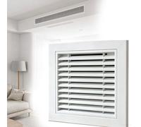 Cette Grille de Ventilation de Plafond en Alliage d'aluminium, avec diffuseur d'air de Retour Mince et Installation Facile, est idéale pour la rénovation résidentielle. Ouverture du Conduit