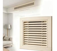 Cette Grille de Ventilation de Plafond en Alliage d'aluminium, avec diffuseur d'air de Retour Mince et Installation Facile, est idéale pour la rénovation résidentielle. Ouverture du Conduit