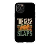 Cette Herbe gifle Les Animaux du Jardin Capybara Coque pour iPhone 11 Pro