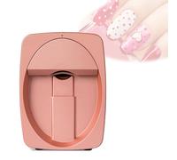 Cette imprimante 3D portable pour nail art peut imprimer plus de 1000 modèles, prend en charge le WiFi/DIY et peut être contrôlée via une application mobile.(Pink)