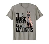 Cette infirmière Appartient à Un Amoureux des Chiens Malinois T-Shirt