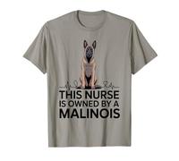 Cette infirmière Appartient à Un Amoureux des Chiens Malinois T-Shirt
