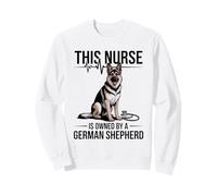 Cette infirmière Appartient à Un Chien de Berger Allemand Sweatshirt