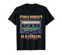 Cette infirmière est Une Mixtape Classique de Musique rétro T-Shirt
