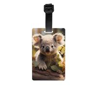 Cette jolie étiquette de bagage Koala protège votre vie privée et est un must have pour les voyages et est durable
