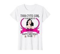 Cette Jolie Fille est née en Avril, Anniversaire drôle d'avril, sœur Dame T-Shirt
