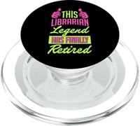 Cette légende bibliothécaire a Enfin Pris sa Retraite PopSockets PopGrip pour MagSafe