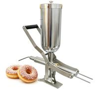 Cette Machine Manuelle à Beignets, Outil de Remplissage de crème pâtissière et gelée en Acier Inoxydable, est idéale pour Les pâtisseries Maison et Les Restaurants de Churros.