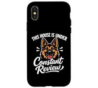 Cette Maison est sous Surveillance constante, Berger Allemand Coque pour iPhone X/XS