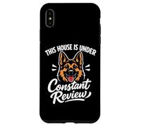 Cette Maison est sous Surveillance constante, Berger Allemand Coque pour iPhone XS Max