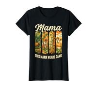Cette Maman Porte Un Camouflage, Une mère Qui Chasse T-Shirt