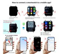 Cette montre connectée unisexe populaire propose les fonctions suivantes : réponse aux appels, alertes de messages, contrôle de la musique, caméra à distance, comptage des pas, suivi des calories, plu