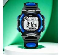 Cette montre de sport numérique unisexe est dotée d'un rétroéclairage LED, de fonctions de chronomètre et de chronométrage, convenant pour un port quotidien, les occasions spéciales et les activités d