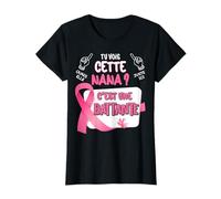 Cette Nana Est Une Battante Octobre Sensibilisation Cancer T-Shirt