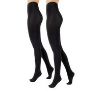 Cette PACK 1/2 PAIRES - Collant thermique, collant opaque, collant chaud molletonné, intérieur polaire, collant d’hiver | 300 DEN | Noir | S/M, M/L, L/XL, XXL, 3XL (L-XL, 2 X Noir)