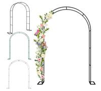 Cette pergola en Arche de Jardin en métal Durable, avec sa Structure en Acier zingué, est idéale pour Les Plantes grimpantes, Les Treillis de Mariage et la décoration extérieure. C'est Une s