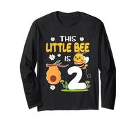 Cette Petite Abeille est Un Anniversaire de 2 Ans Manche Longue