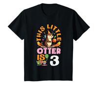 Cette Petite Loutre fête Ses 3 adorables troisièmes Ans T-Shirt