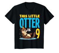 Cette Petite Loutre fête Ses 9 adorables neuvièmes Ans T-Shirt