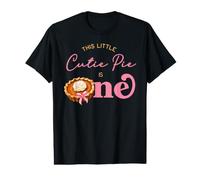 Cette Petite Tarte Mignonne est Une Citrouille d'automne pour Fille de 1er Anniversaire T-Shirt Graphique avec Valeur