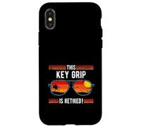 Cette poignée de clé est Un Design rétro à la Retraite Coque pour iPhone X/XS