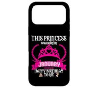Cette Princesse est née en Janvier Funny Jan Birthday Queen Coque pour iPhone 17 Pro Max