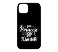 Cette Princesse n'a Pas Besoin d'être sauvée Coque pour iPhone 14 Plus