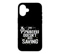 Cette Princesse n'a Pas Besoin d'être sauvée Coque pour iPhone 16
