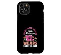 Cette Princesse Porte des Bottes en Caoutchouc Amusantes pour Le Jardinage Coque pour iPhone 11 Pro