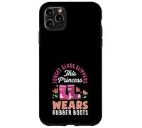 Cette Princesse Porte des Bottes en Caoutchouc Amusantes pour Le Jardinage Coque pour iPhone 11 Pro Max
