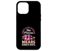 Cette Princesse Porte des Bottes en Caoutchouc Amusantes pour Le Jardinage Coque pour iPhone 12 Pro Max