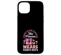 Cette Princesse Porte des Bottes en Caoutchouc Amusantes pour Le Jardinage Coque pour iPhone 15 Plus