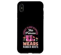 Cette Princesse Porte des Bottes en Caoutchouc Amusantes pour Le Jardinage Coque pour iPhone XS Max