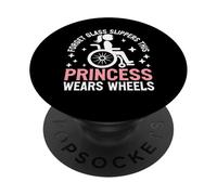 Cette Princesse Porte des Roues paraplégique PopSockets PopGrip Adhésif