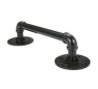 Cette Rampe Industrielle en Fer forgé, pour Portes, Murs et sols, mène Directement à la Porte d'entrée de la Cage d'escalier, à l'entrée de la Maison ou de la Cave, aux escaliers intérieurs