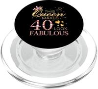 Cette Reine Donne Un Look Fabuleux à 40 Ans, Jour de sa 40e Anniversaire PopSockets PopGrip pour MagSafe