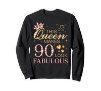 Cette Reine Donne Un Look Fabuleux à 90 Ans, Jour B de sa 90e Anniversaire Sweatshirt