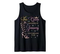 Cette Reine est née en Janvier. Joyeux Anniversaire à Moi Débardeur