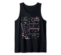 Cette Reine est née en Janvier. Joyeux Anniversaire à Moi Débardeur