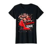 Cette reine est née en septembre 2008 anniversaire de septembre T-Shirt
