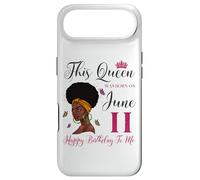 Cette Reine est née Le 11 Juin, Anniversaire d'une Fille Afro-Noire Coque pour iPhone Air
