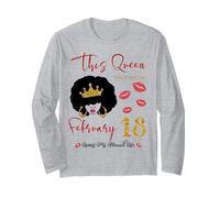 Cette Reine est née Le 18 février Vivant ma Vie bénie Manche Longue