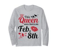 Cette Reine est née Le 8 février. Joyeux Anniversaire à toi Manche Longue