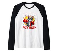 Cette réunion aurait PU être Un Bureau de Boxe de Loup de Poing Manche Raglan