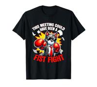 Cette réunion aurait PU être Un Bureau de Boxe de Loup de Poing T-Shirt