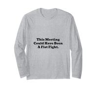 Cette réunion aurait PU être Un Combat de Poing Manche Longue