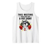 Cette réunion aurait PU être Un Humour de Combat de Poing Débardeur