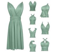 Cette robe courte et polyvalente, ceinturée, est une robe de soirée élégante et raffinée. Facile à porter, elle est idéale pour les cocktails, les mariages, les bals et les remises de diplômes.